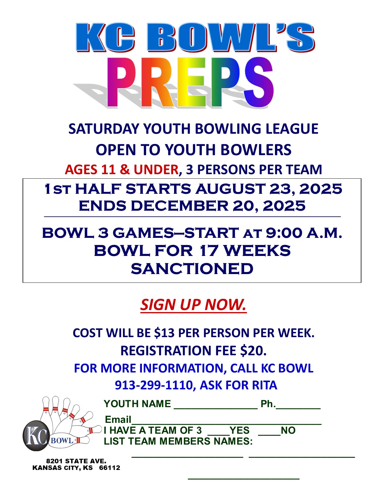 Prep Youth Fall 2025